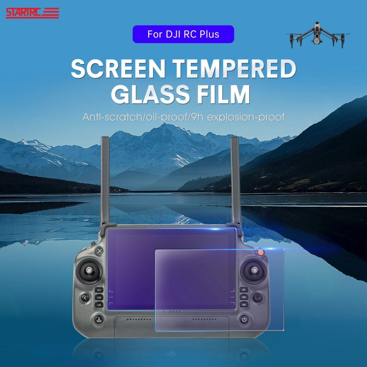 For DJI RC Plus with Screen STARTRC 2pcs Frosted Purple Eye Protection Explosion-proof Tempered Glass Film, For DJI RC Plus with Screen(2pcs) For DJI RC Plus with Screen STARTRC 2pcs Frosted Purple Eye Protection Explosion-proof Tempered Glass Film, For DJI RC Plus with Screen(2pcs)